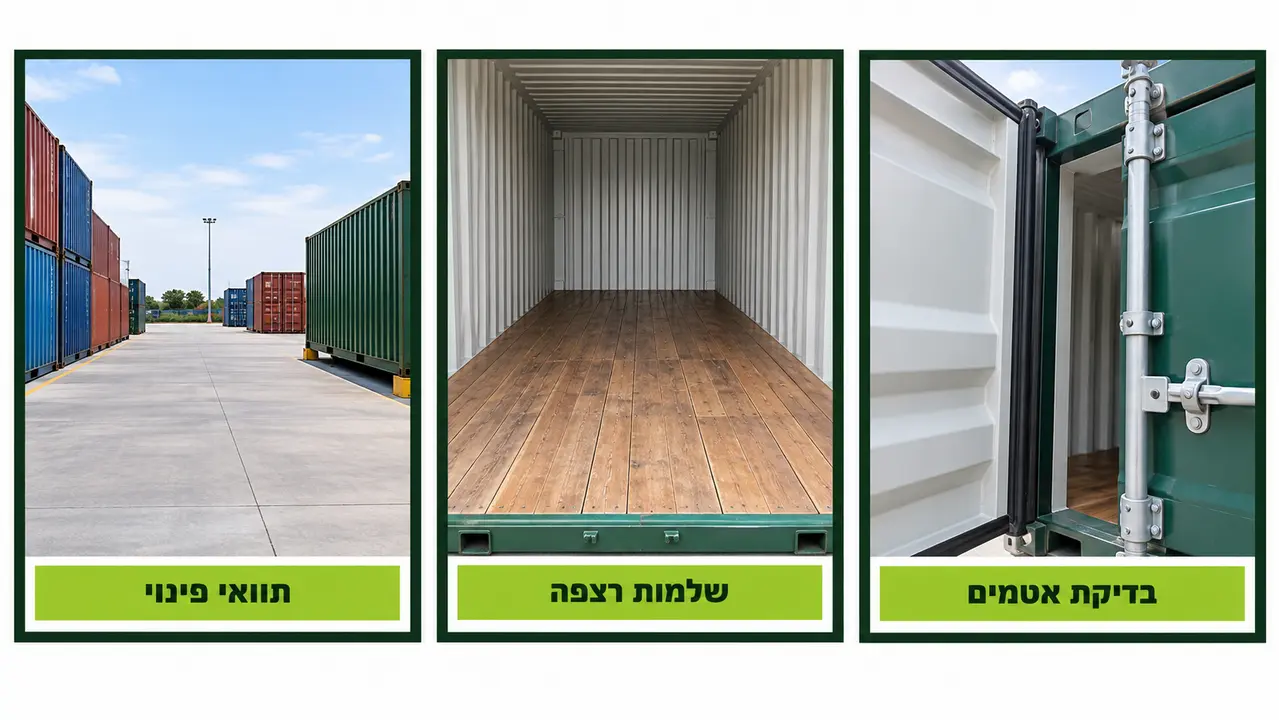 מסירה והחזרה של יחידה שכורה ללא תקלות
