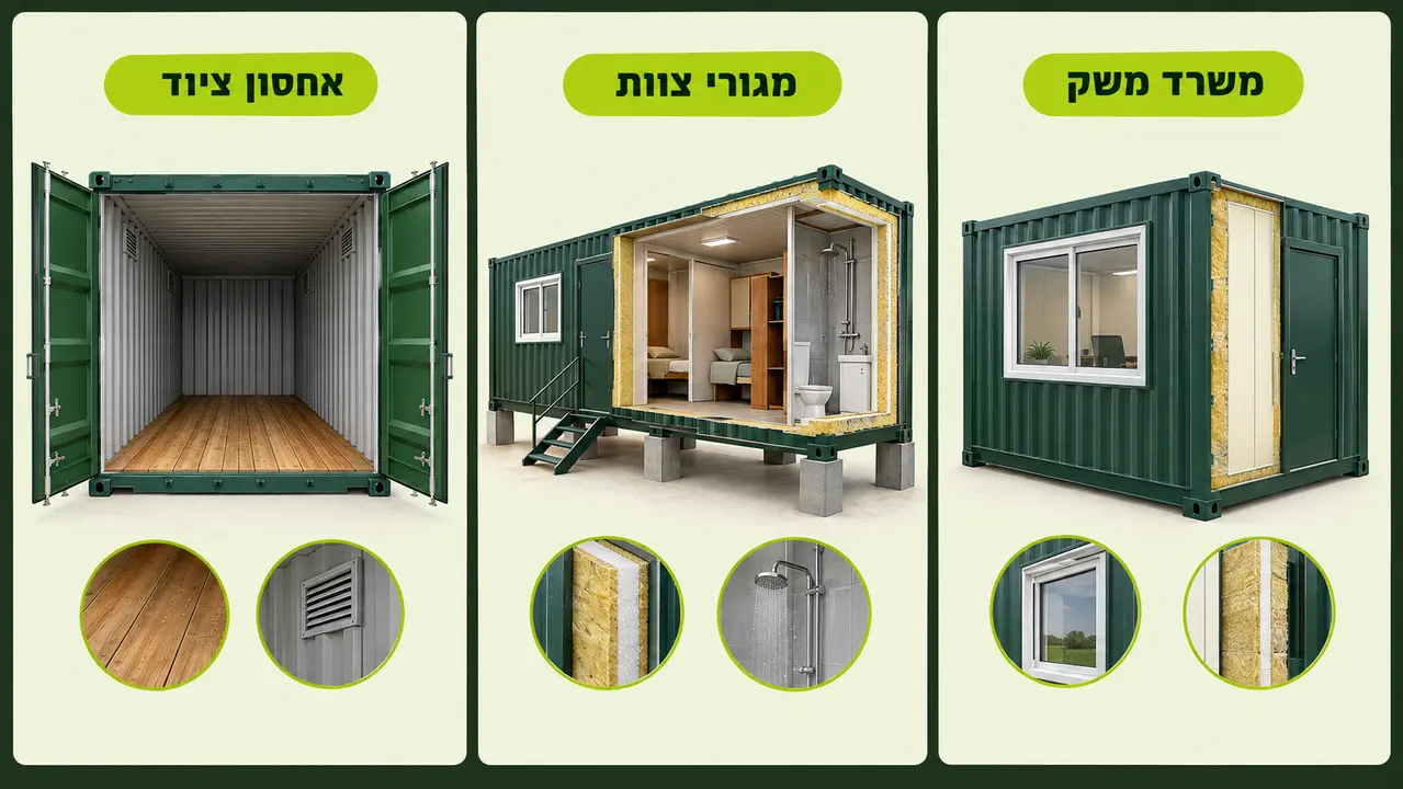 מה לבדוק לפני שמזמינים בית ממכולה במושב שמותאם לשטח חקלאי?